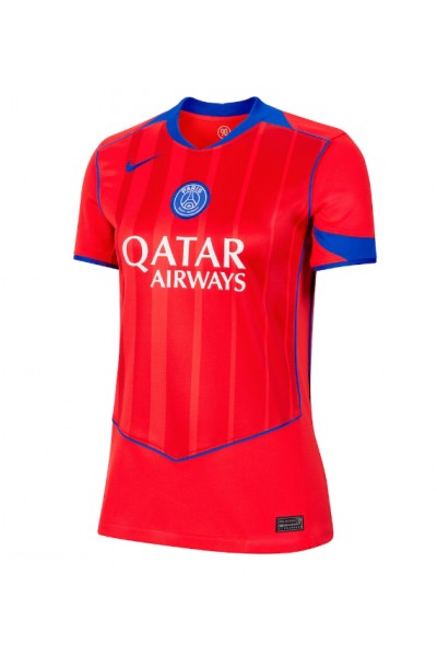 Paris Saint-Germain Illia Zabarnyi #6 Jalkapallovaatteet Naisten Kolmaspaita 2025-26 Lyhythihainen Paris Saint-Germain Illia Zabarnyi #6 Jalkapallovaatteet Naisten Kolmaspaita 2025-26 Lyhythihainen